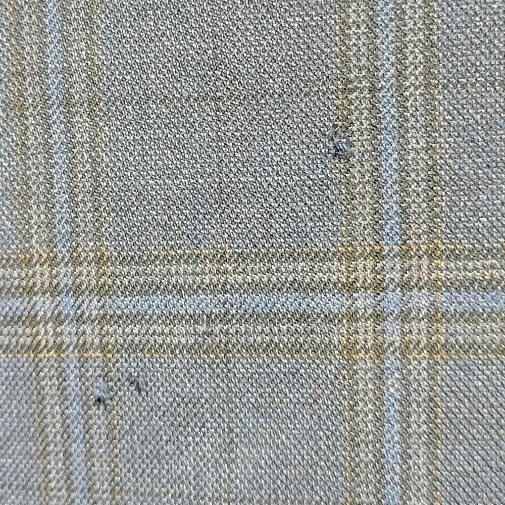 Hart Schaffner‎ Marx Men's Sport Coat Blazer Two Button Blue Plaid Wool 42R